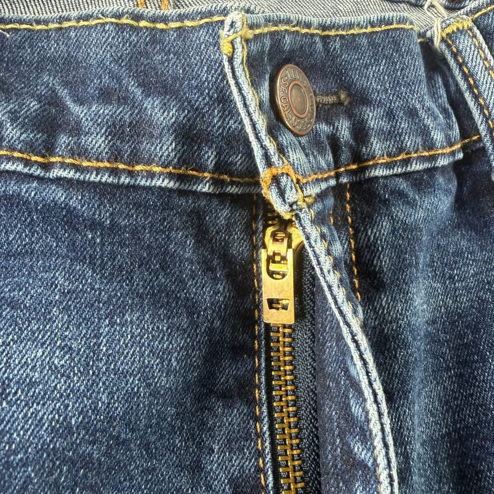 Levi's 505 Regular Fit Jeans Mens 40x32 Blue Excellent Straight Leg Denim
